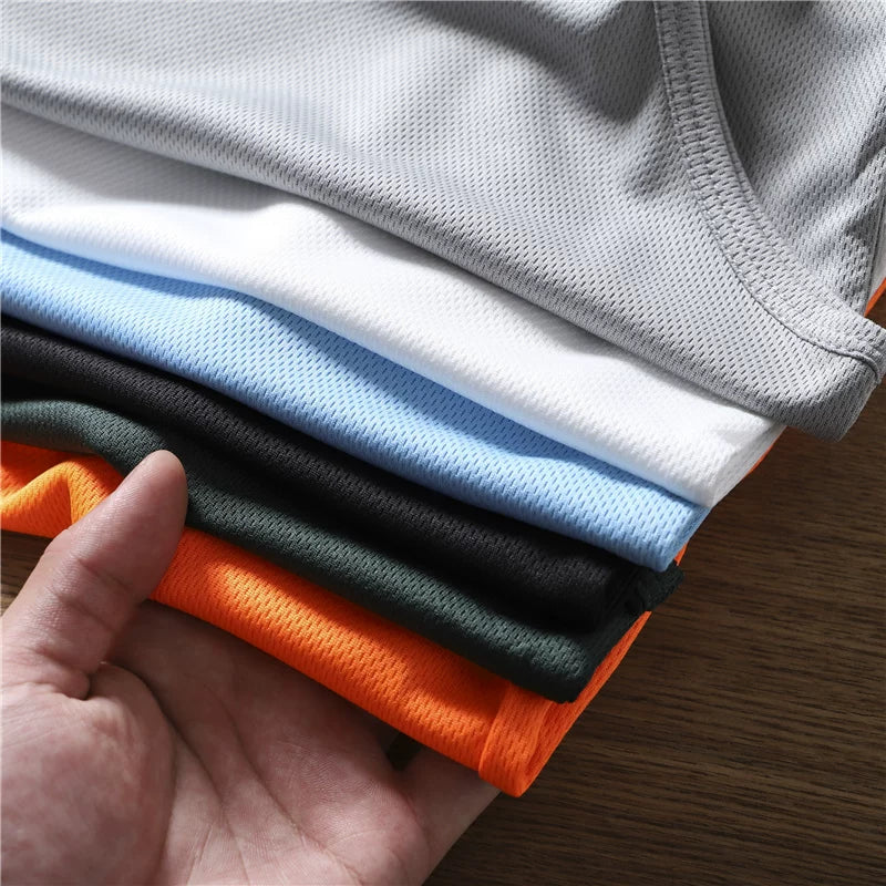 Lightweight and breathable! Moisture wicking and sweat wicking! Summer Foreign Trade Quick Dry Sweat Tank Top Running Fitness Sleeveless Thin Style Trendy