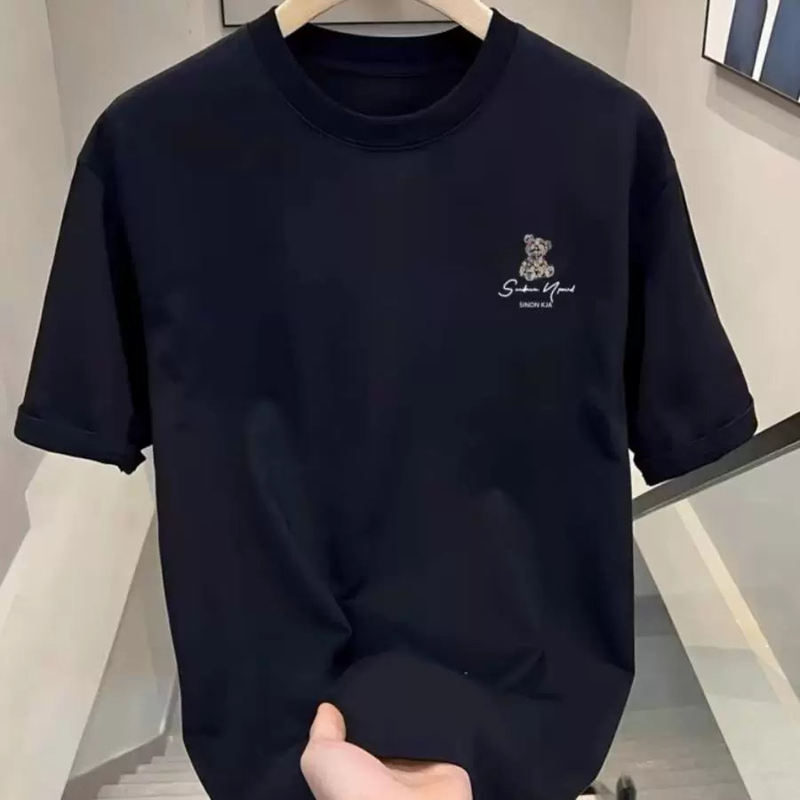 Foreign trade trimming tags, tail order, short sleeved T-shirt, trendy brand clothes, men's and women's loose cotton round neck half sleeved T-shirt ins