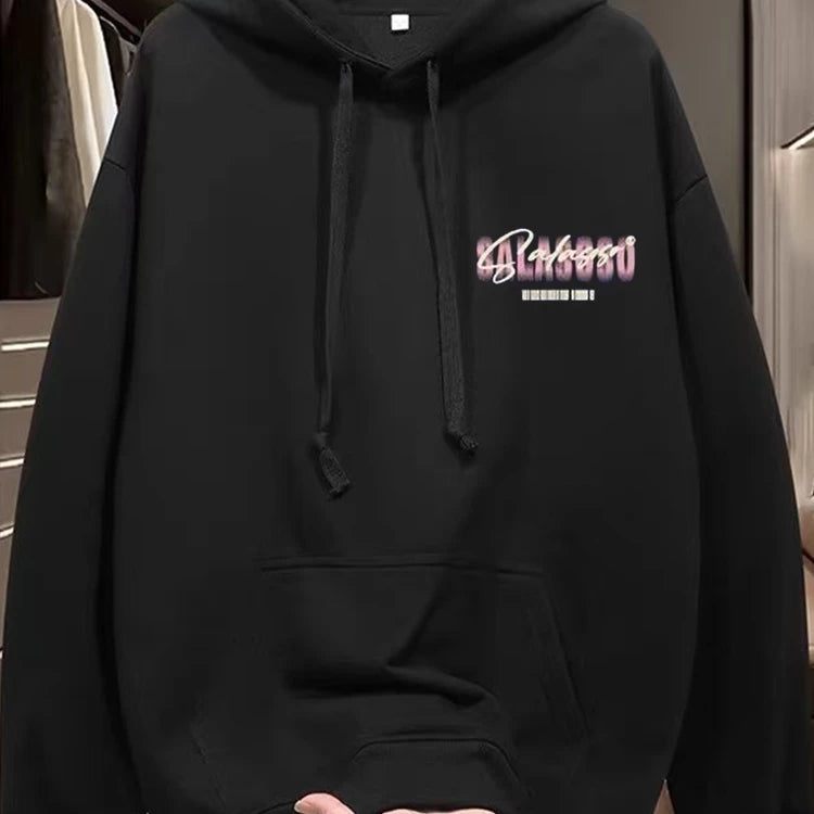 Overseas order backlog~Withdrawal of foreign trade American style trendy brand men's and women's loose autumn and winter hoodies with cut labels