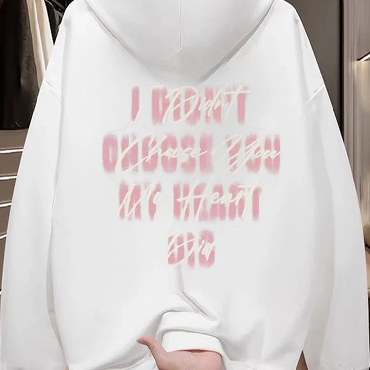Overseas order backlog~Withdrawal of foreign trade American style trendy brand men's and women's loose autumn and winter hoodies with cut labels