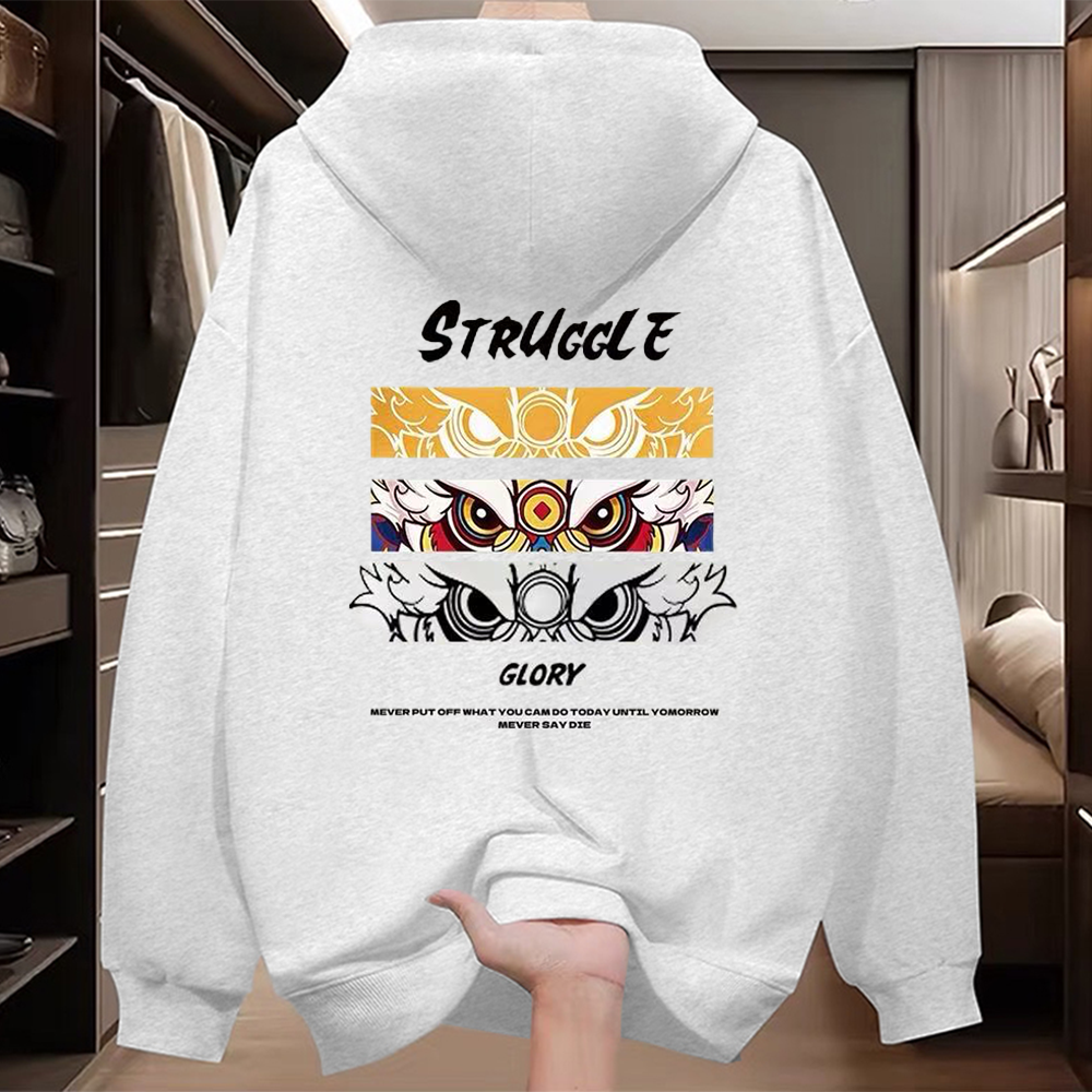 Export and foreign trade tail goods, cut labels, clear warehouses and pick up leaks~New autumn and winter pure cotton hoodies, retro trendy brand, versatile for men and women