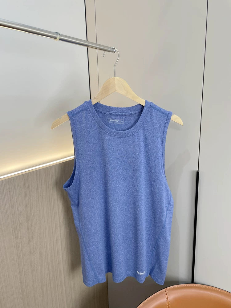 So comfortable! Skin friendly and breathable! Foreign trade men's summer soft and comfortable elastic sports casual vest T-shirt