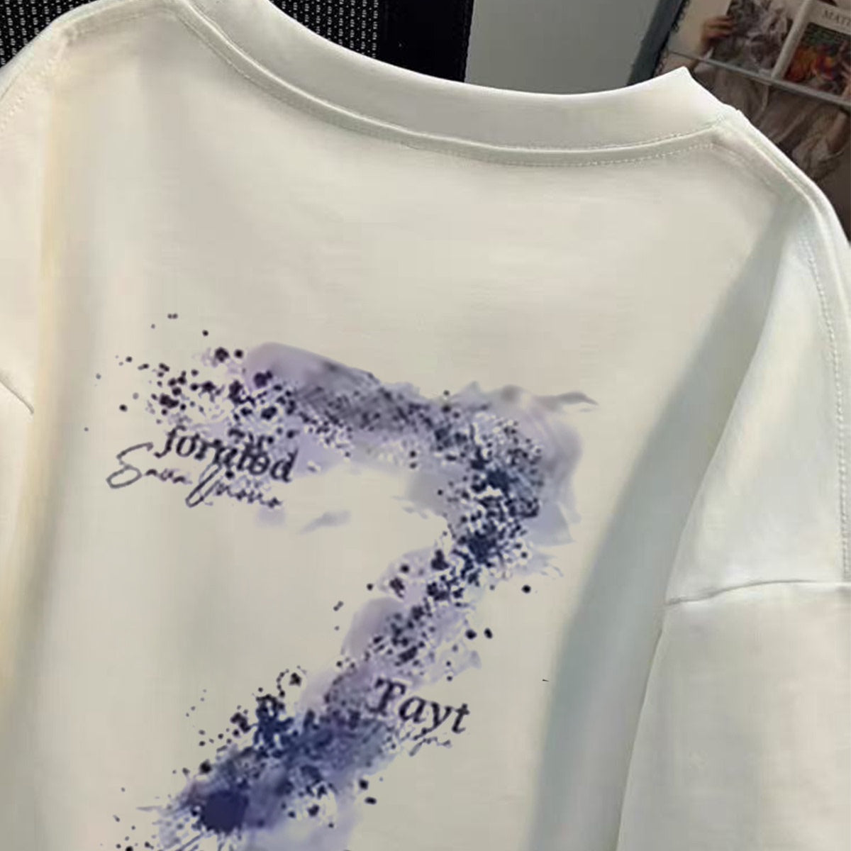 First tier tail goods counter store withdraws leak collection~Heavy duty pure cotton short sleeved half sleeved couple's T-shirt ins trendy brand top