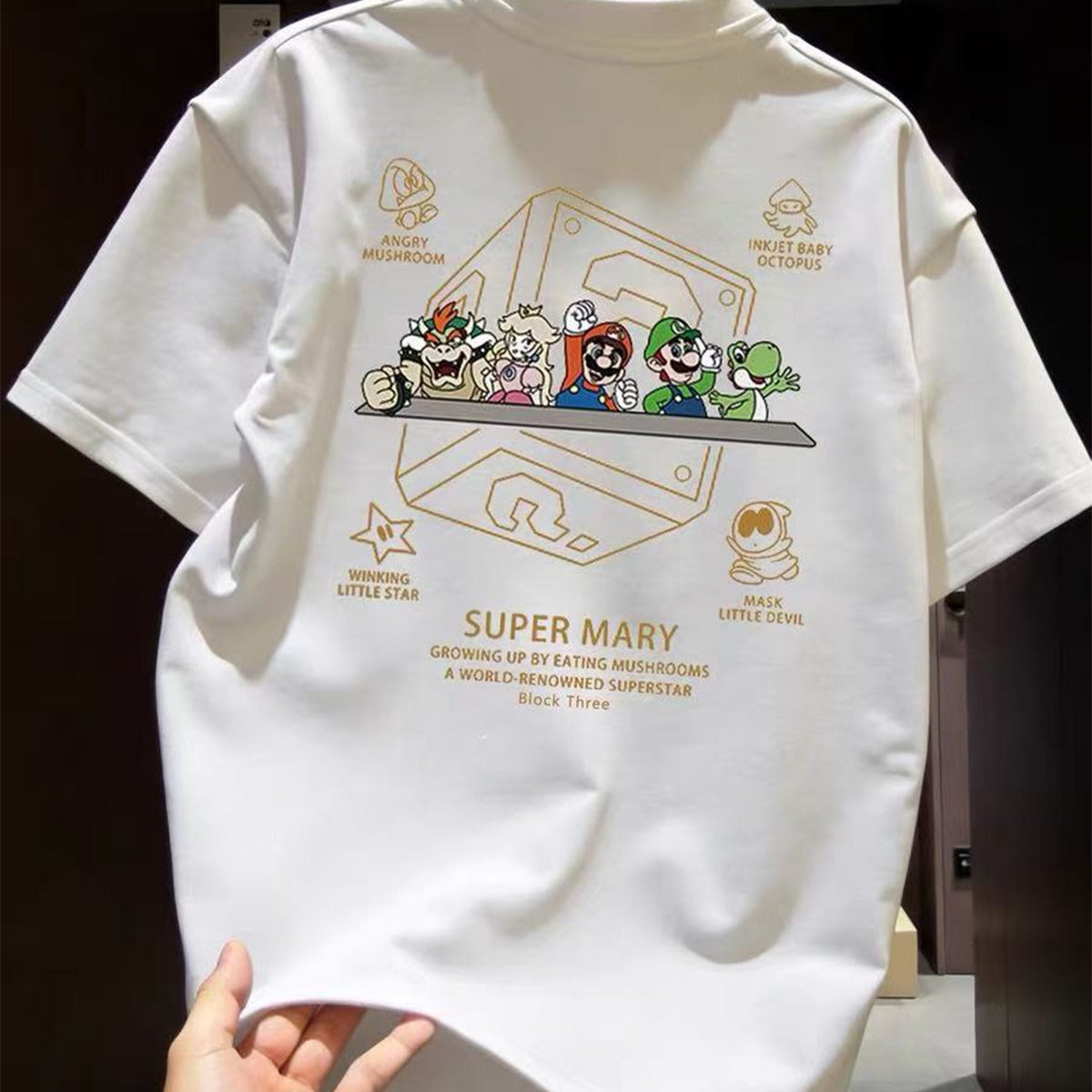 Top brand foreign trade counters' leftover inventory collection~Japanese cartoon anime pure cotton short sleeved T-shirt, men's and women's round neck versatile trendy brand