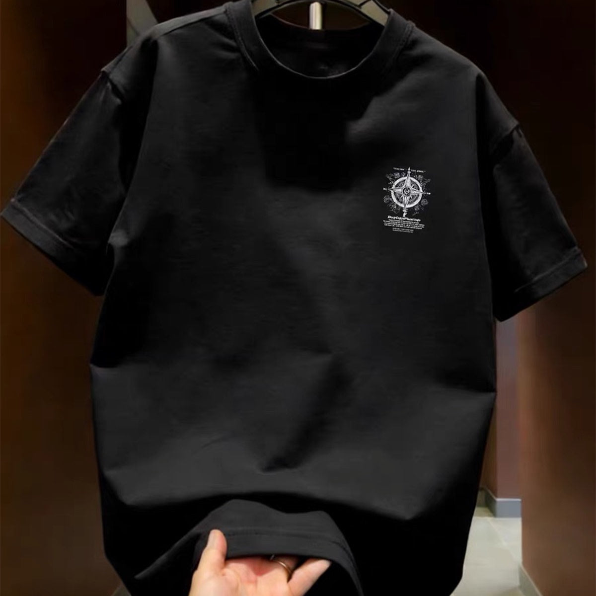 First tier tail goods counter stores withdraw to pick up leaks~American fashion brand creative personality pure cotton short sleeved round neck top for men and women