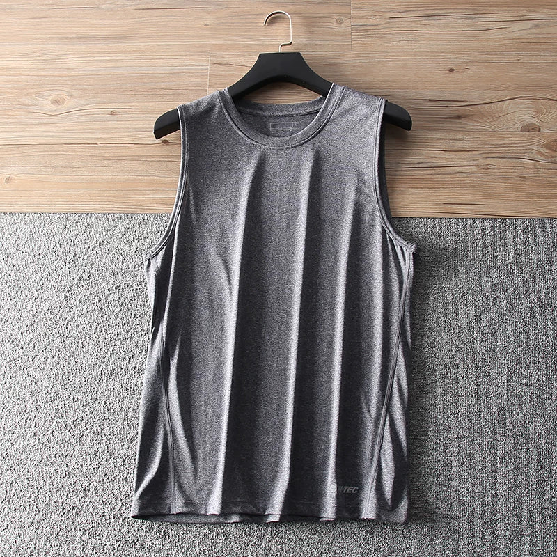 Order K! Quick drying and breathable! Foreign trade men's casual loose training basketball sports running sleeveless vest