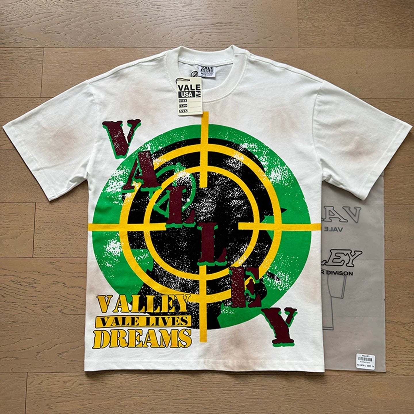Vale Forever "Valley Lives Dreams" Vintage Tee (White)