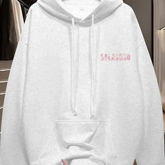 Overseas order backlog~Withdrawal of foreign trade American style trendy brand men's and women's loose autumn and winter hoodies with cut labels