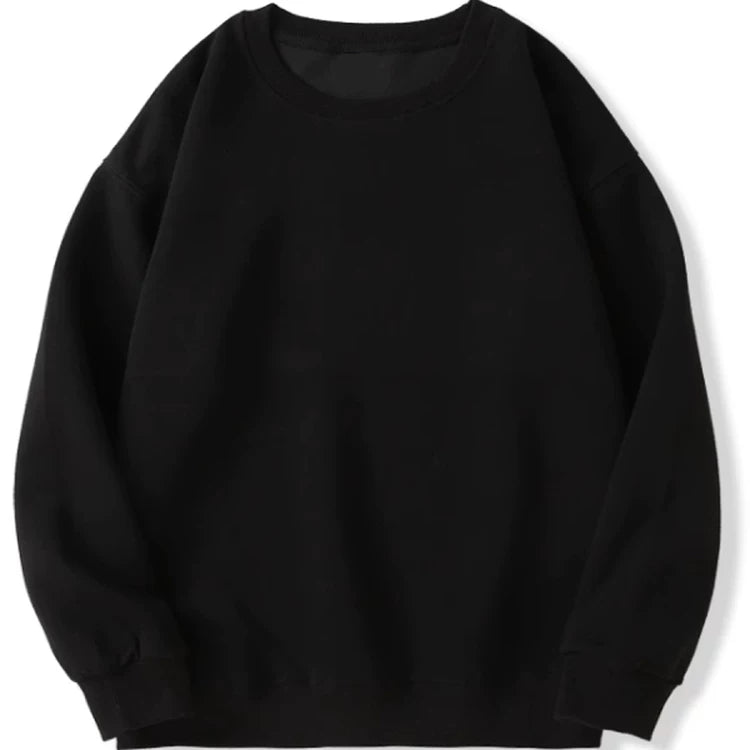 Overseas orders have been withdrawn from foreign trade, and the remaining goods are being sold. In autumn and winter, pure cotton with round neck and thick cotton, suitable for both men and women, loose and versatile, trendy