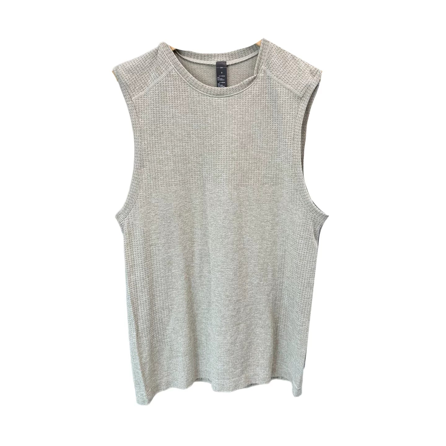 Mesh knitted fabric! Quick dry high bounce! Summer men's foreign trade moisture wicking and sweat wicking sports versatile sleeveless vest