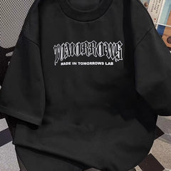 Overseas order backlog~Withdrawal of summer new cotton short sleeved T-shirt with cut label for men and women, American casual versatile trend