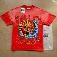 Vale Forever "Valley Dreams Sun & Moon" Vintage Tee (Red)