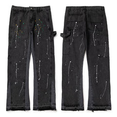 Gallery Dept. Paint Splatter Vintage Blue Denim Jeans