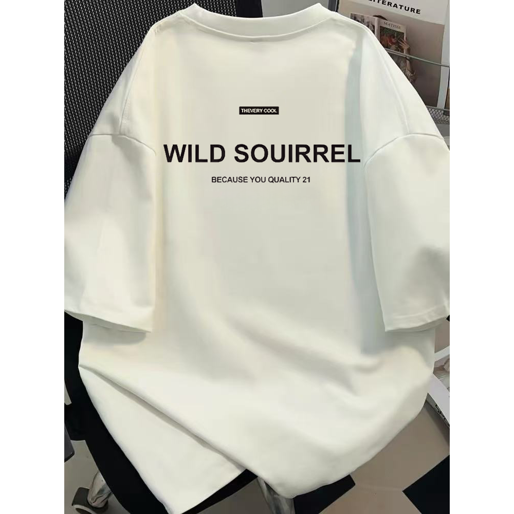 Frontline tail goods counter store withdraws leak collection~Summer Korean casual versatile heavyweight pure cotton short sleeved T-shirt for men and women