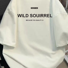 Frontline tail goods counter store withdraws leak collection~Summer Korean casual versatile heavyweight pure cotton short sleeved T-shirt for men and women