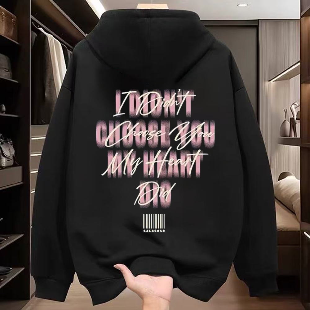 Overseas order backlog~Withdrawal of foreign trade American style trendy brand men's and women's loose autumn and winter hoodies with cut labels