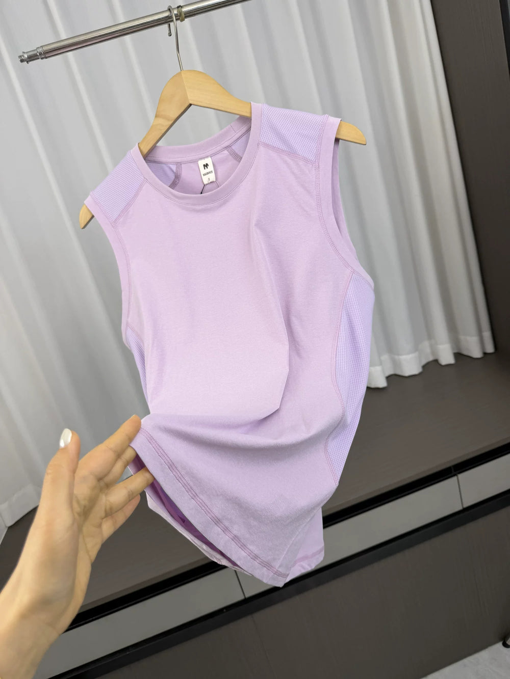 Mountain outdoors! Men and women can wear it! Foreign trade men's summer quick drying breathable contrasting casual T-shirt sports vest
