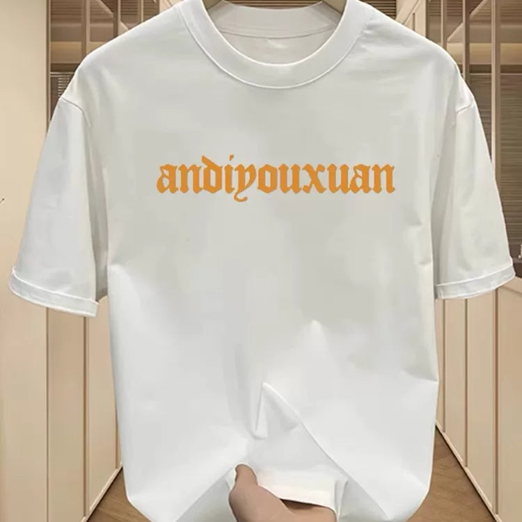 First tier tail goods counters withdraw to pick up leaks~Summer pure cotton short sleeved T-shirt for men and women, loose oversized versatile