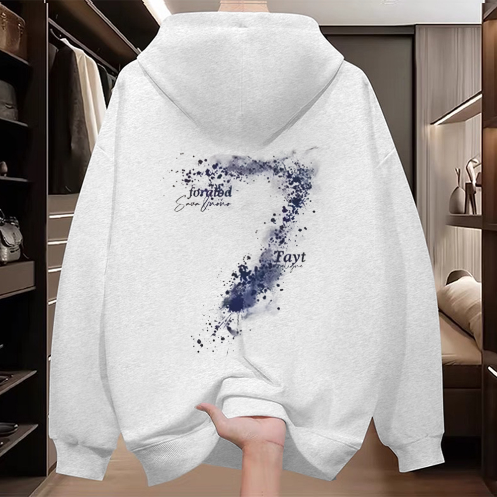 Clearance of foreign trade~Picking up leftover goods at the label cutting counter, pure cotton hoodies for men and women, loose and versatile, autumn and winter trendy brands