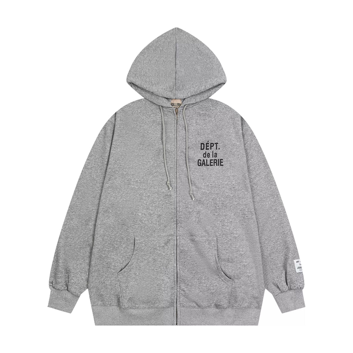 Gallery Dept. Back Logo Graphic Zip-Up Hoodie