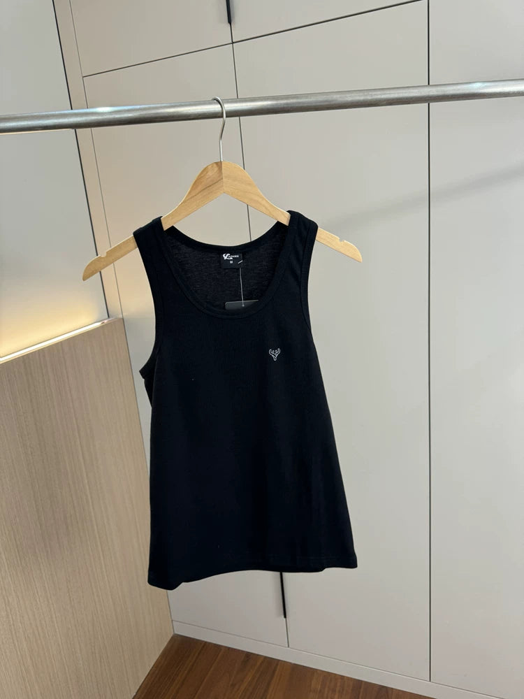 High end Huafu Ge! Summer men's foreign trade printed sports casual breathable base sleeveless sweat vest suspender