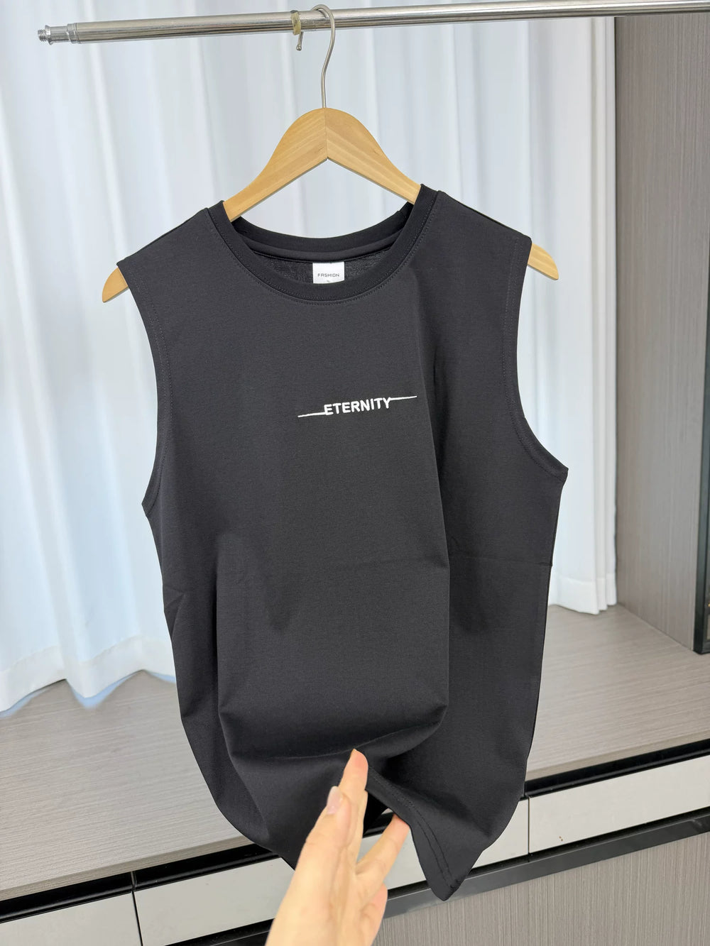 Don't miss it! Moisture absorbing and breathable! Foreign trade men's summer cool skin friendly sports casual vest sleeveless T-shirt