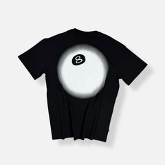 Stüssy black T shirt With White 8 Ball