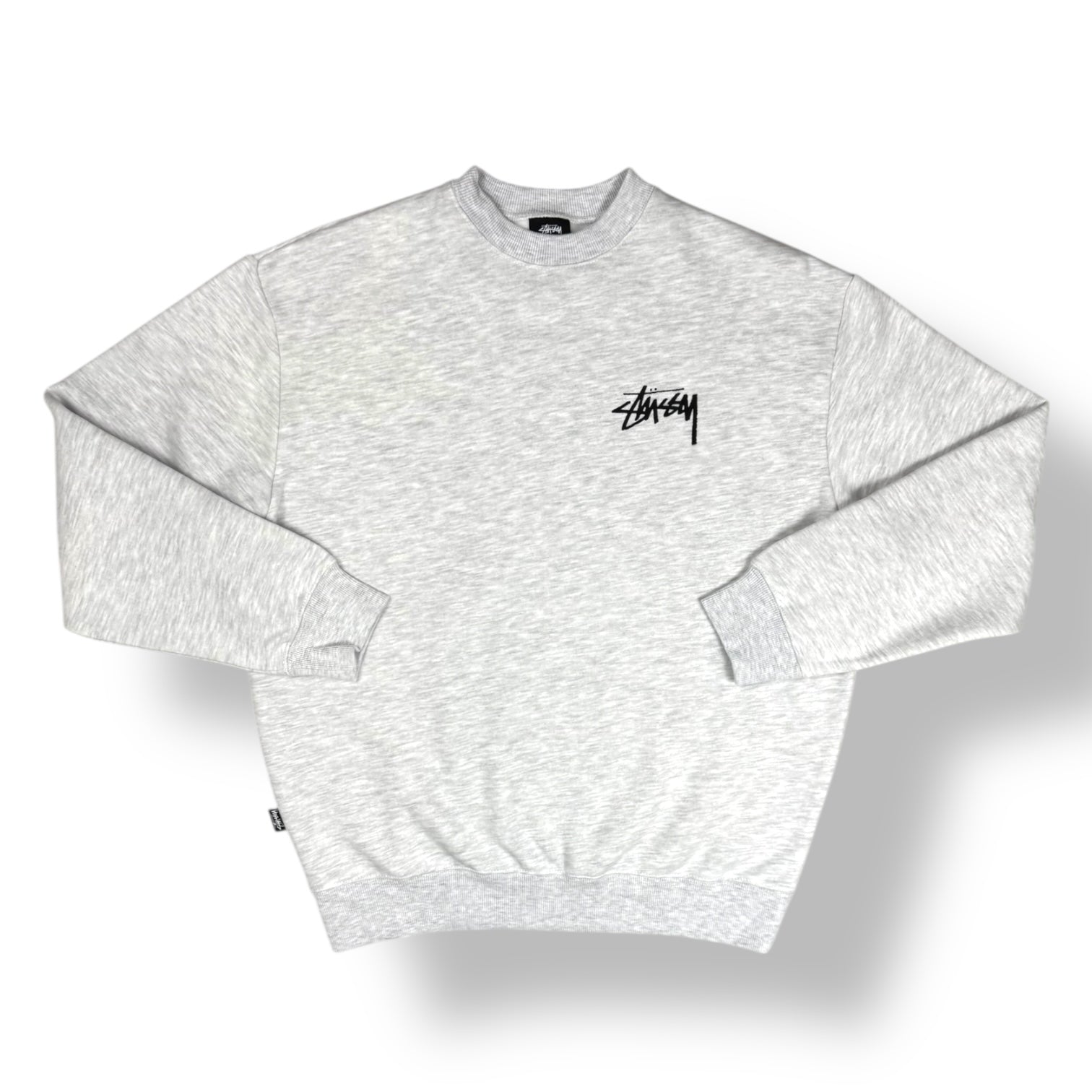 Stüssy Grey Red Dice Crewneck Sweatshirt