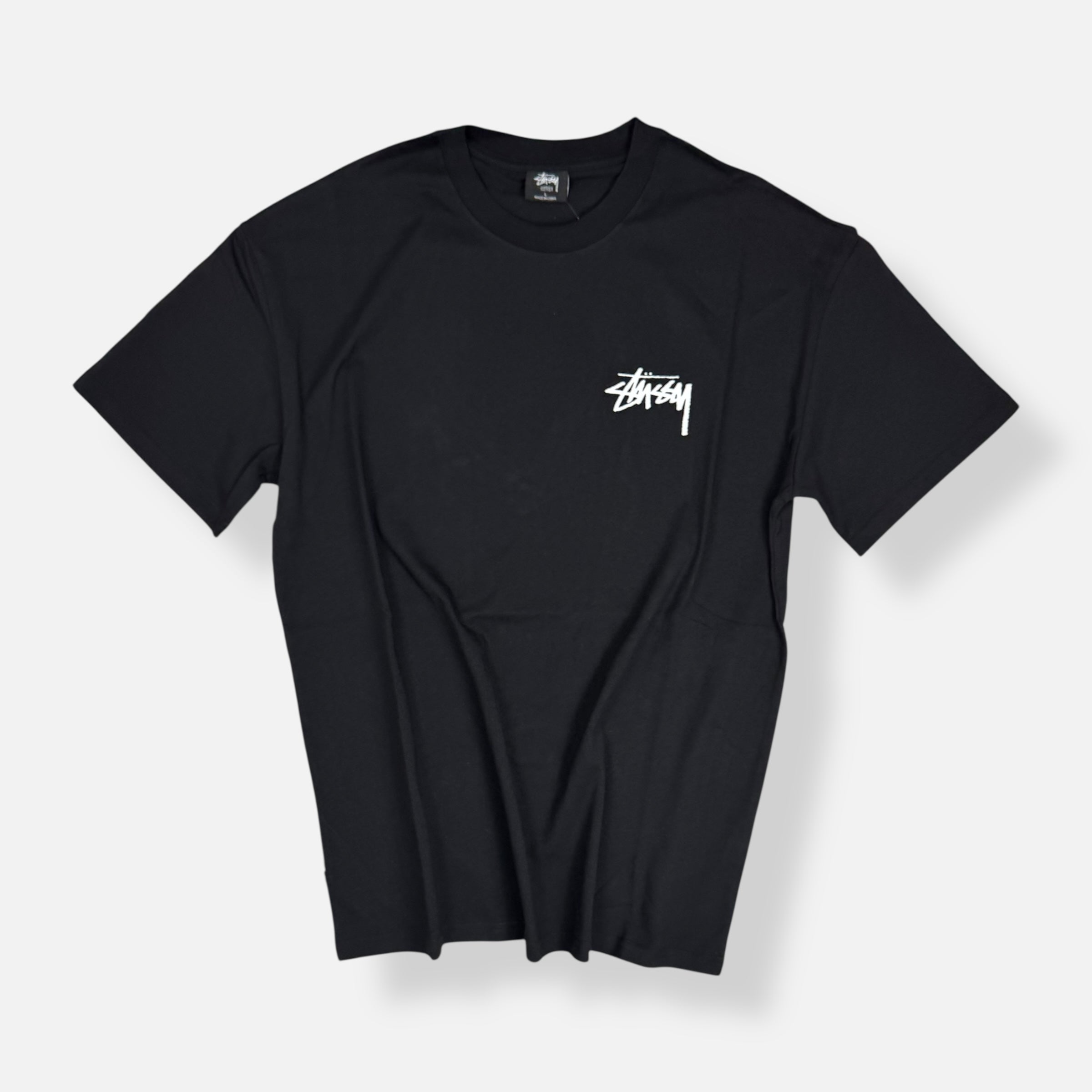 Stüssy black T shirt With White 8 Ball