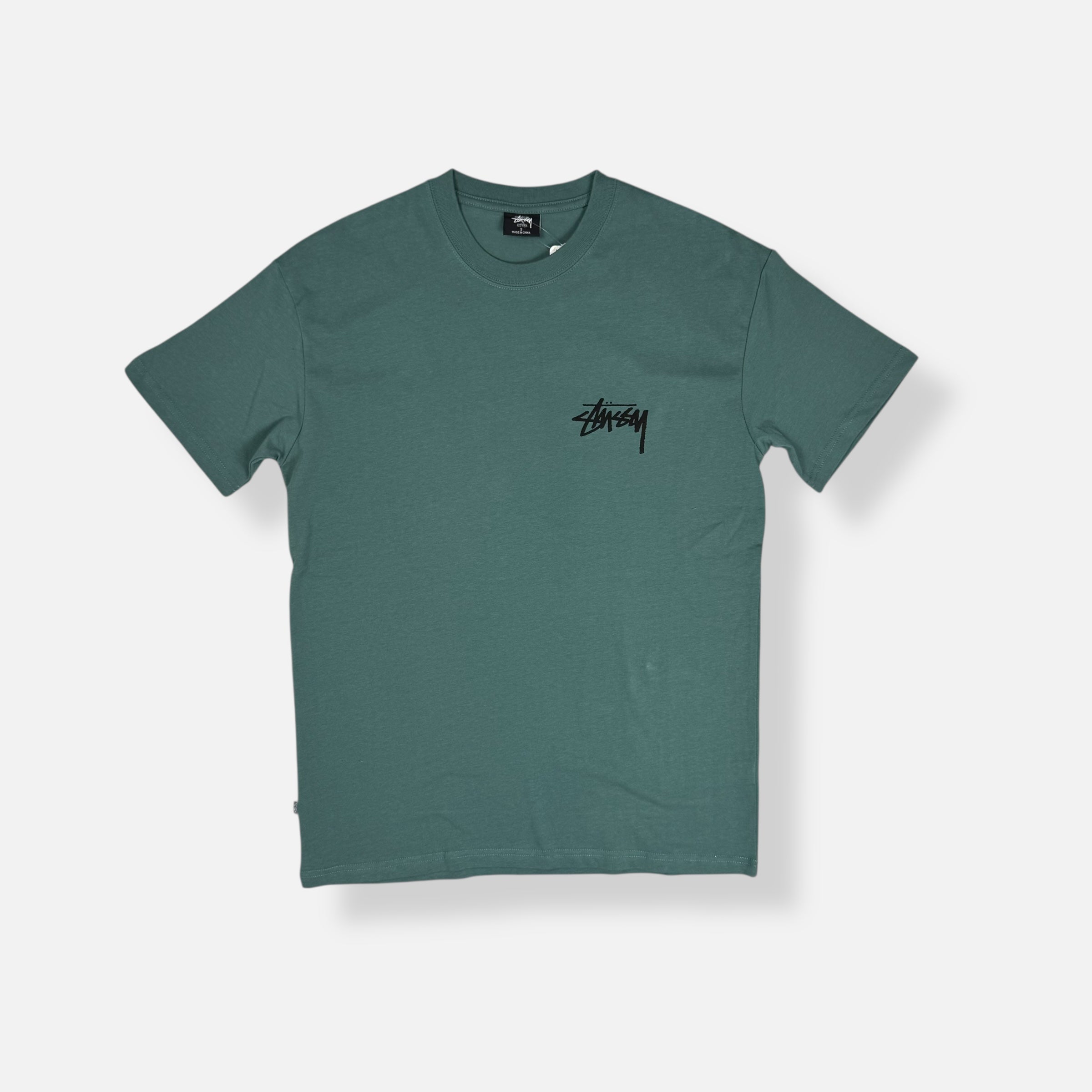 Stüssy Green "N4" Graphic T-shirt