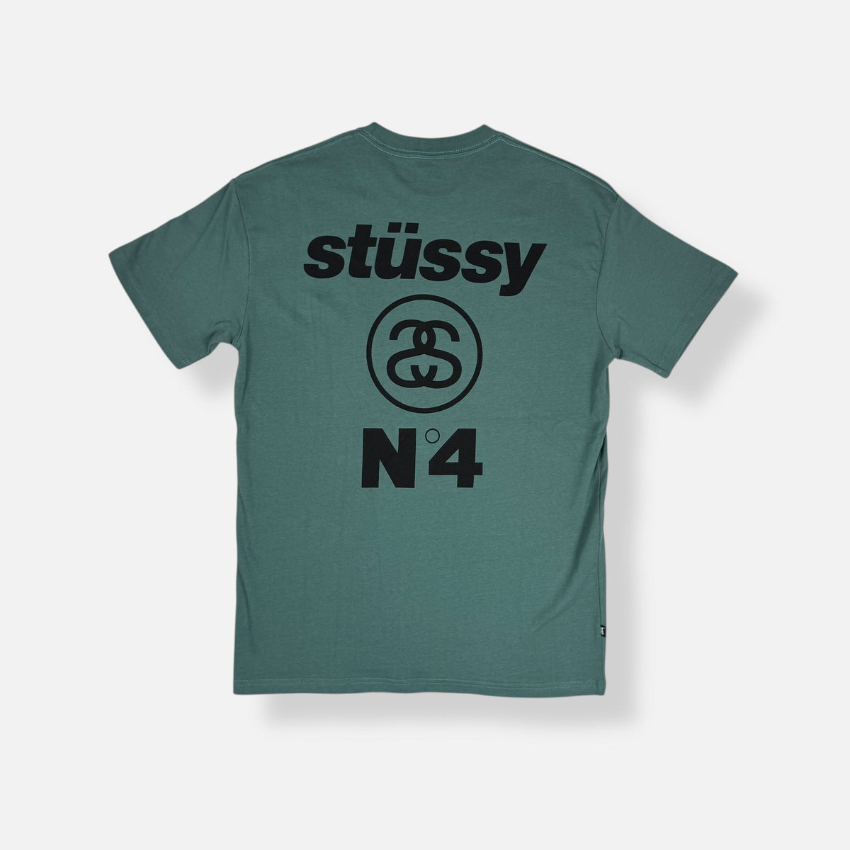 Stüssy Green "N4" Graphic T-shirt