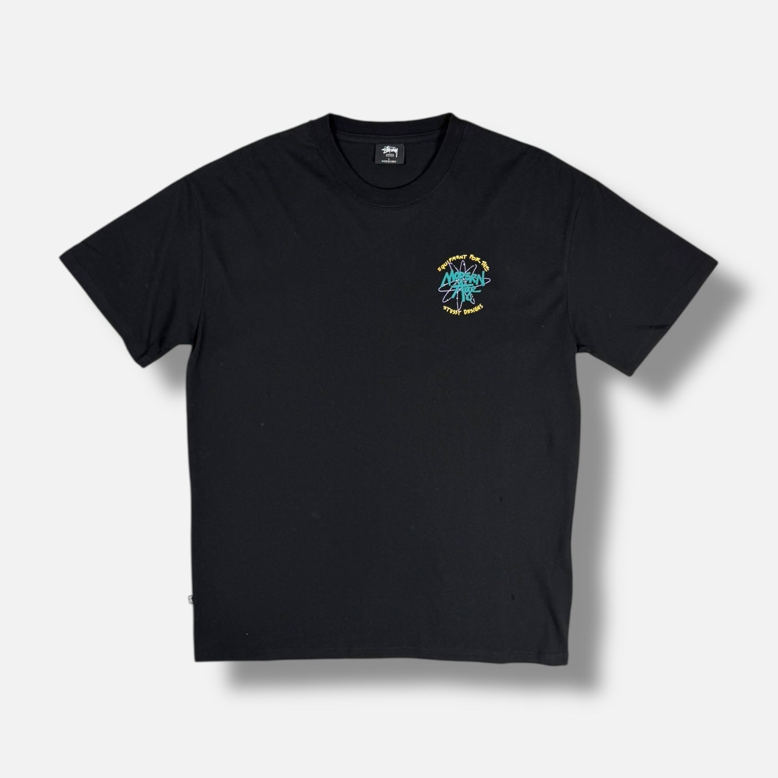Stüssy Black Modern Age / Stussy Designs T-shirt