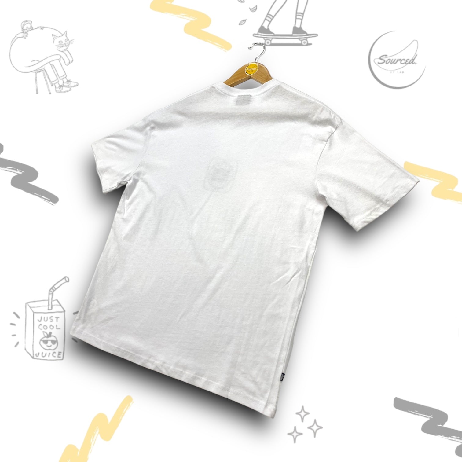 Stüssy White International World T-shirt
