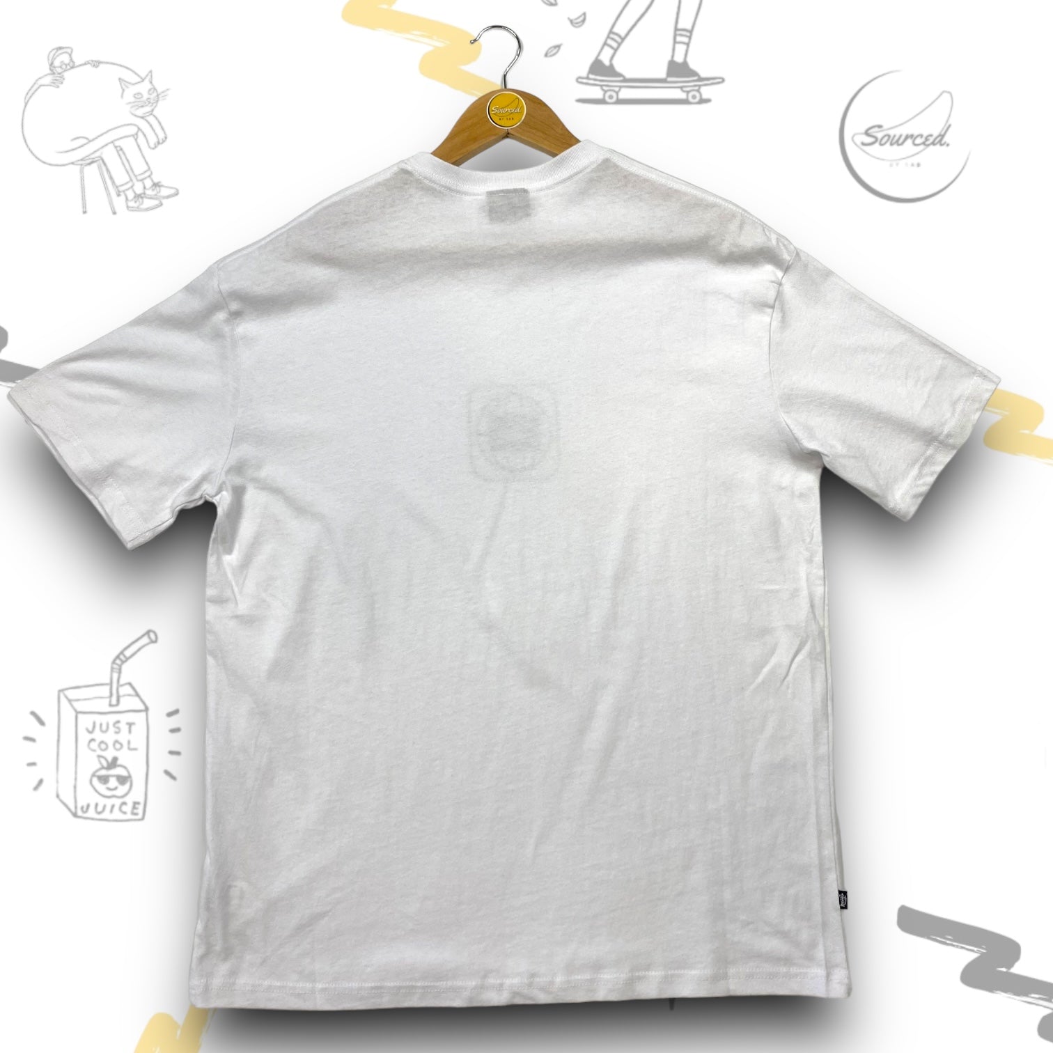 Stüssy White International World T-shirt