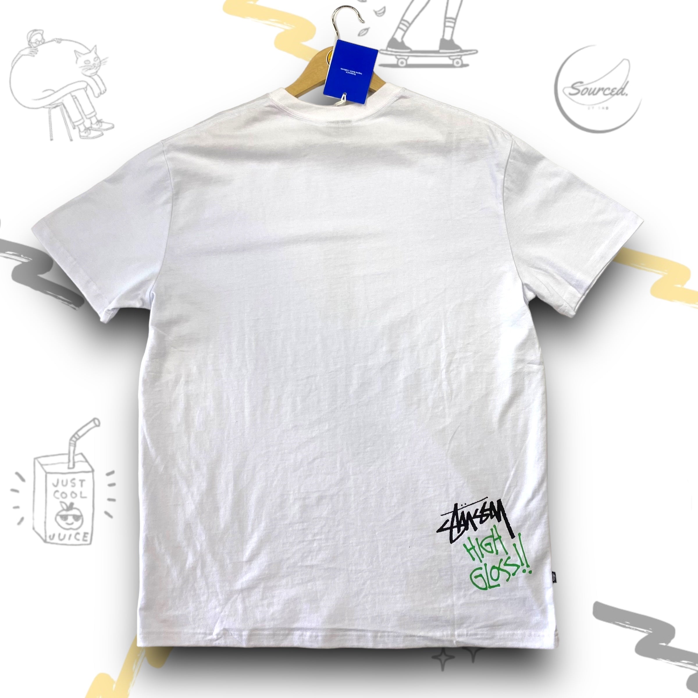 Stüssy White Spray Can T-shirt