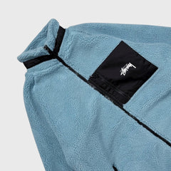 Stussy Blue Zip Up Fleece (XL)