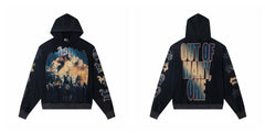 Vintage "Godspeed" White House Chaos Oversized Hoodie