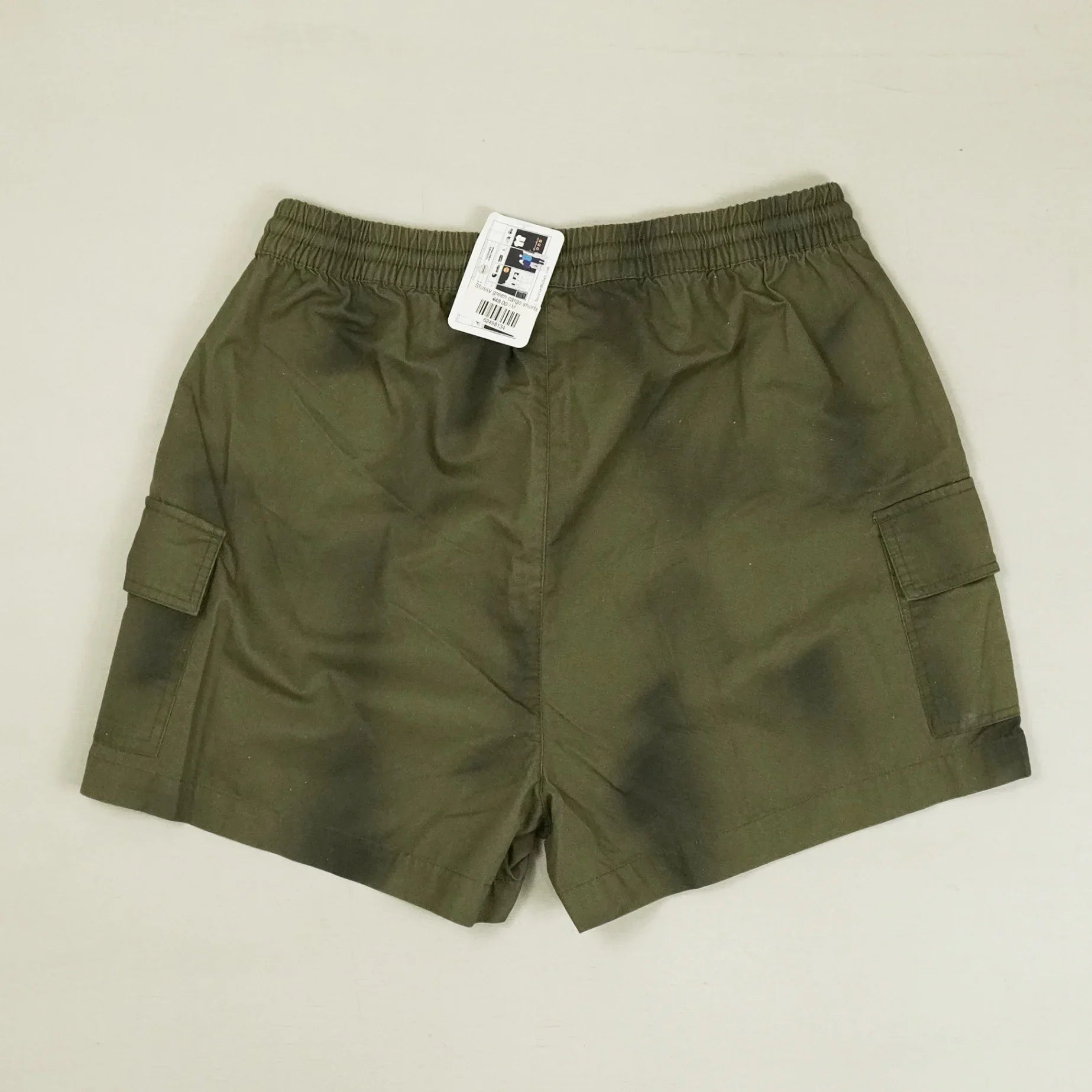 Stussy Green Cargo Shorts Womens (uk12)