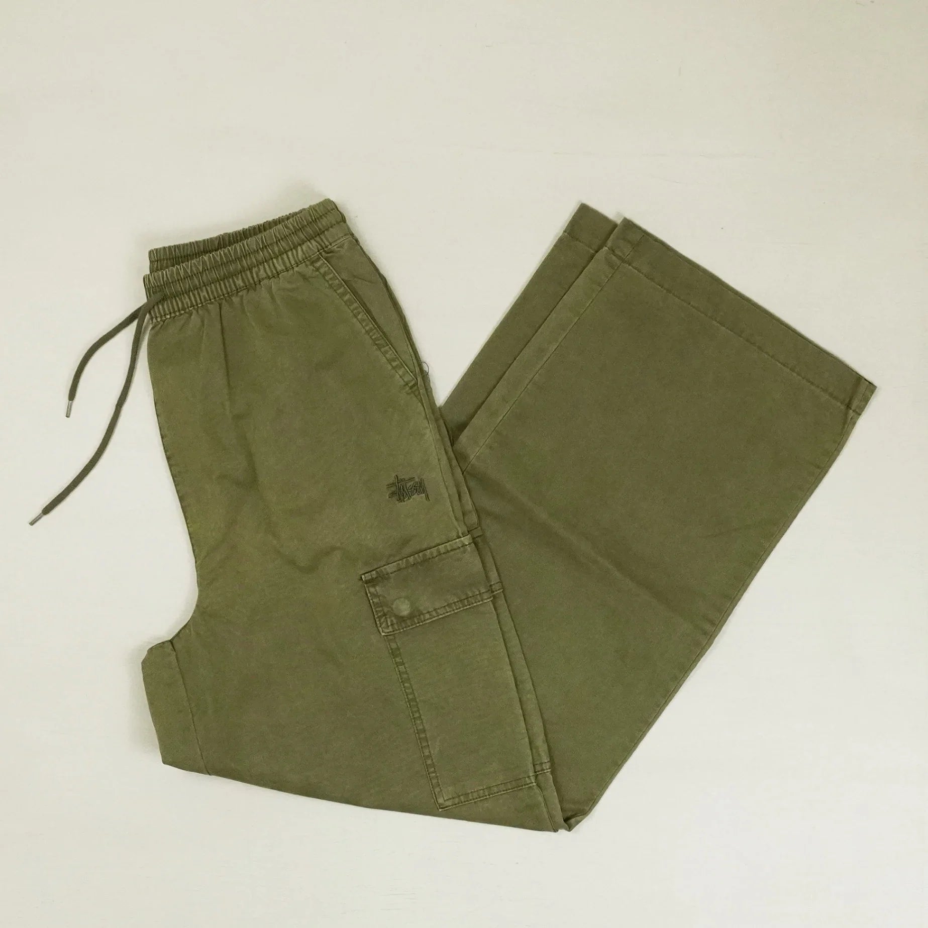 Stüssy Green Womens Cargo Trousers ( 8 )