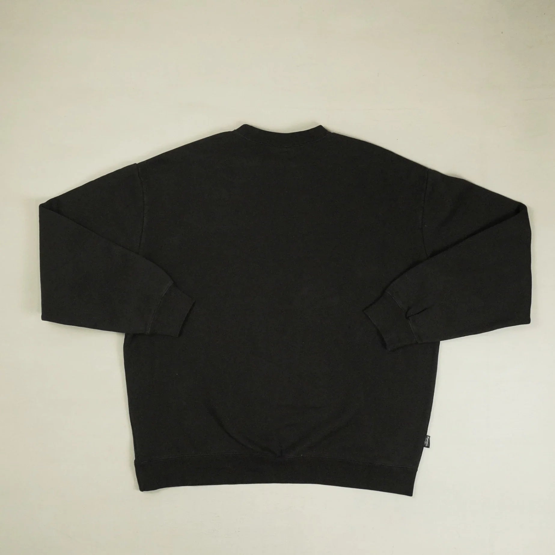 Stüssy Green Car Design Black Sweatshirt