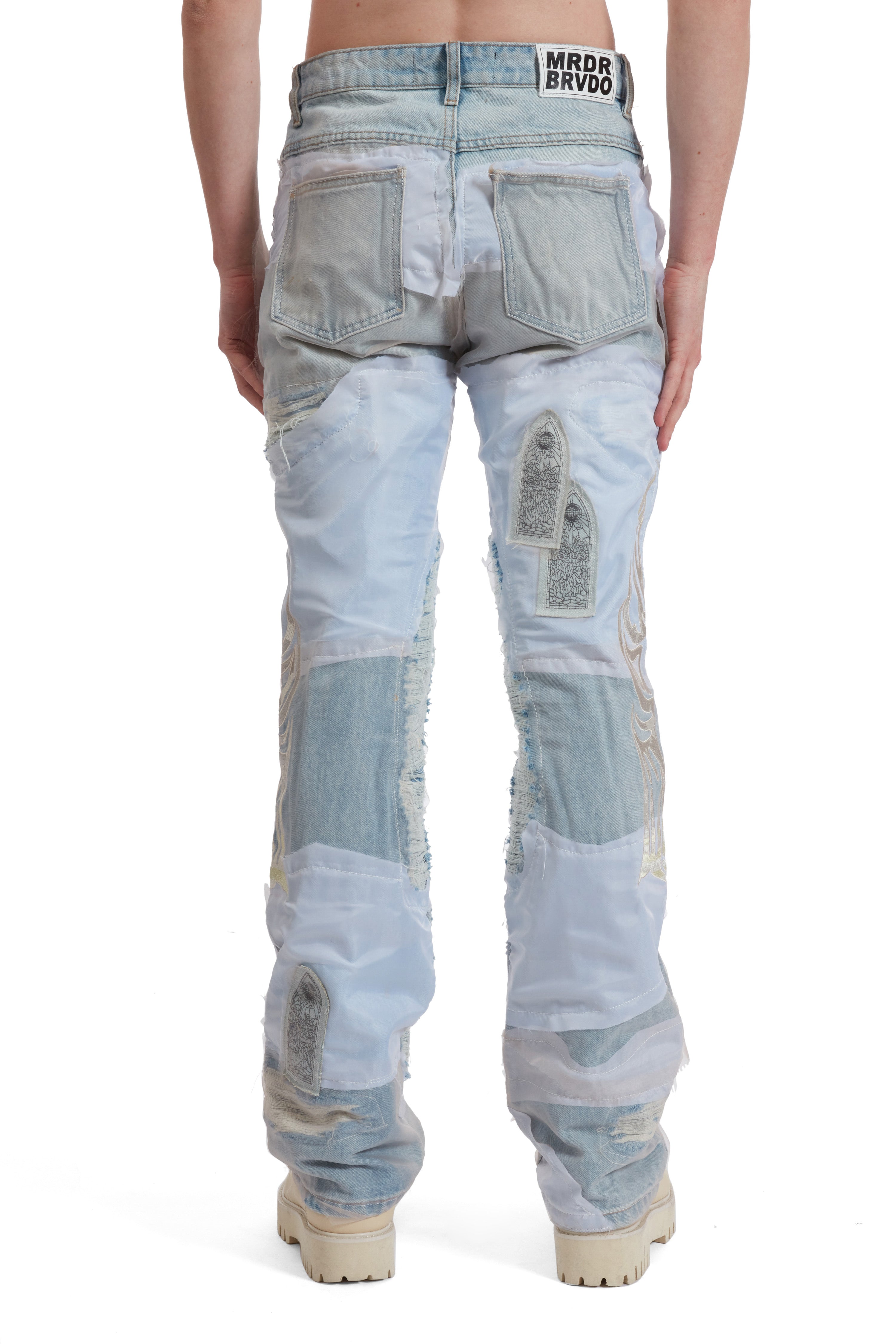 WDW WINGED ORGANZA DENIM