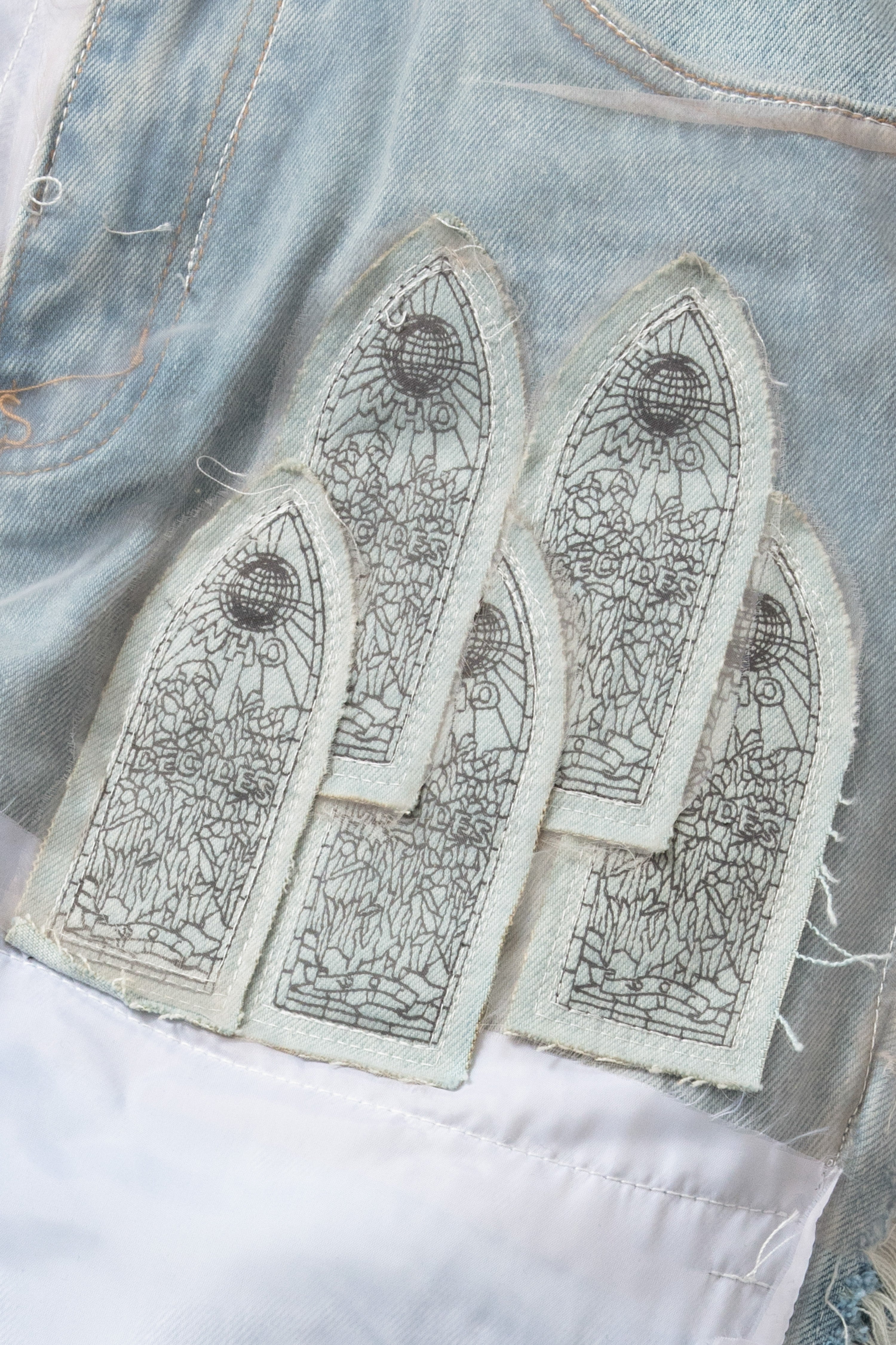WDW WINGED ORGANZA DENIM