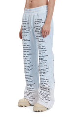 WDW SCRIPTURE SWEATPANTS
