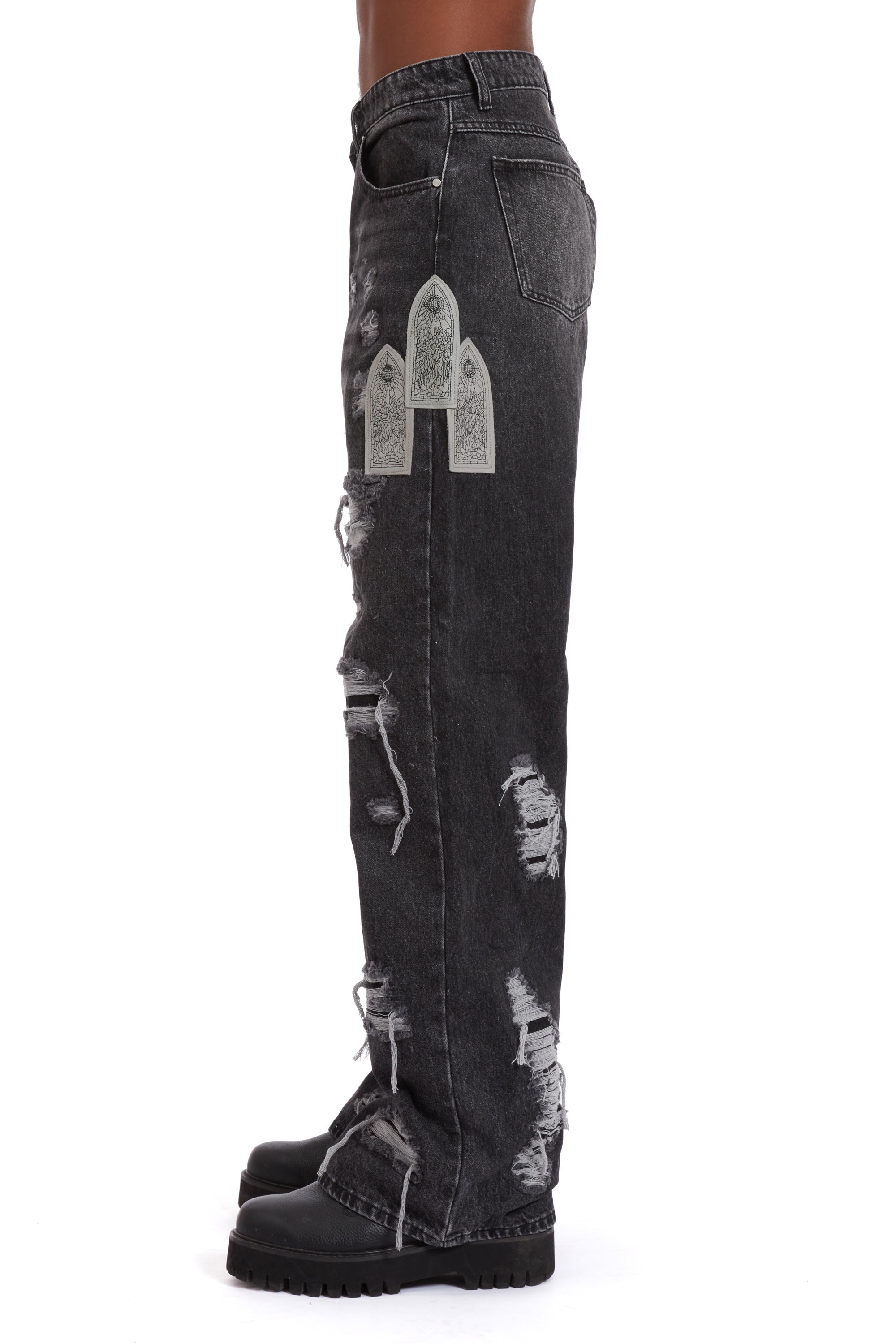 SIDE PATCH RELAXATION DENIM
