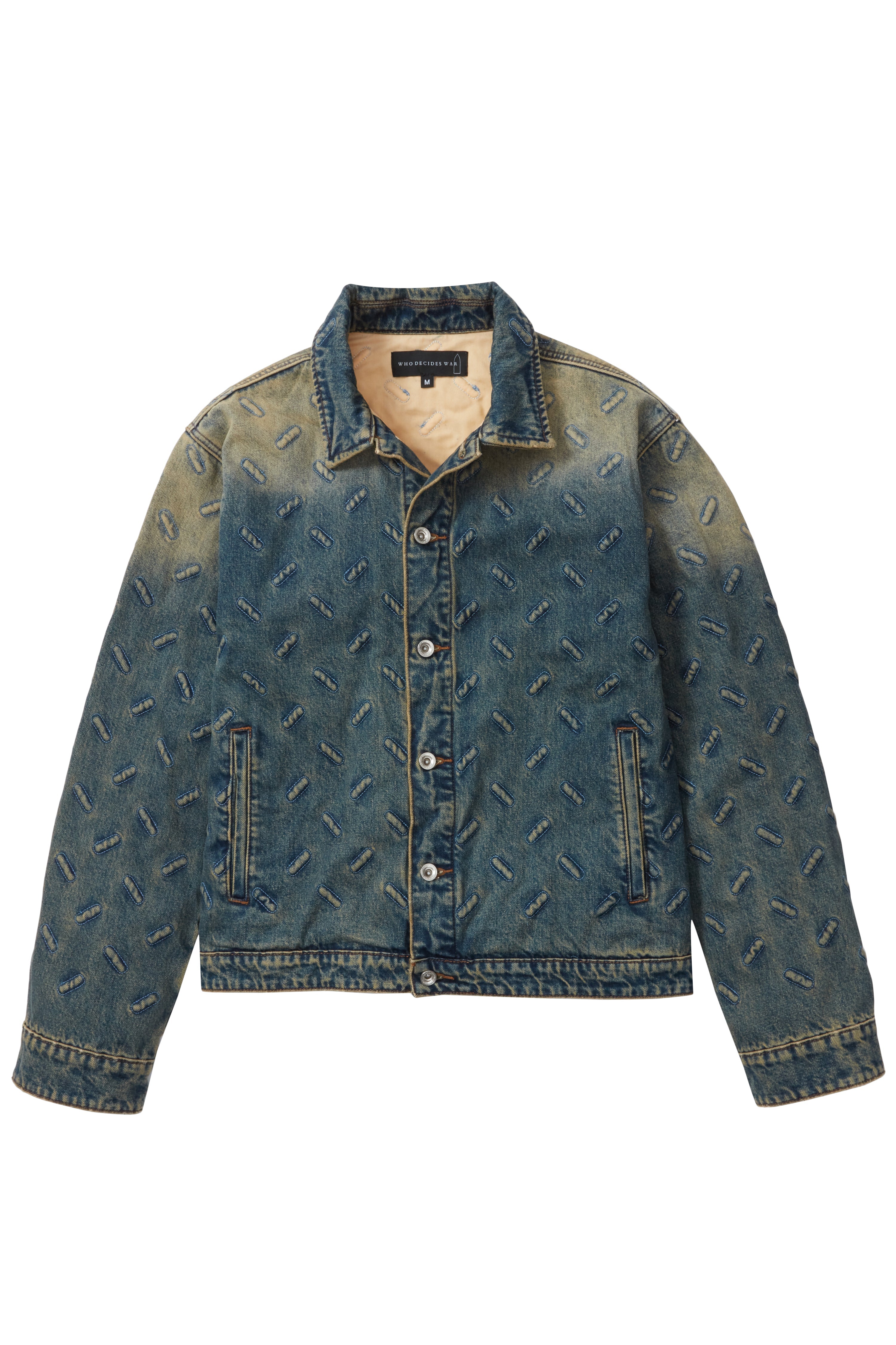 THREAD PLATE TRUCKER DENIM TAN