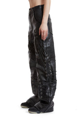 WIDE-LEG GROMMET PANT
