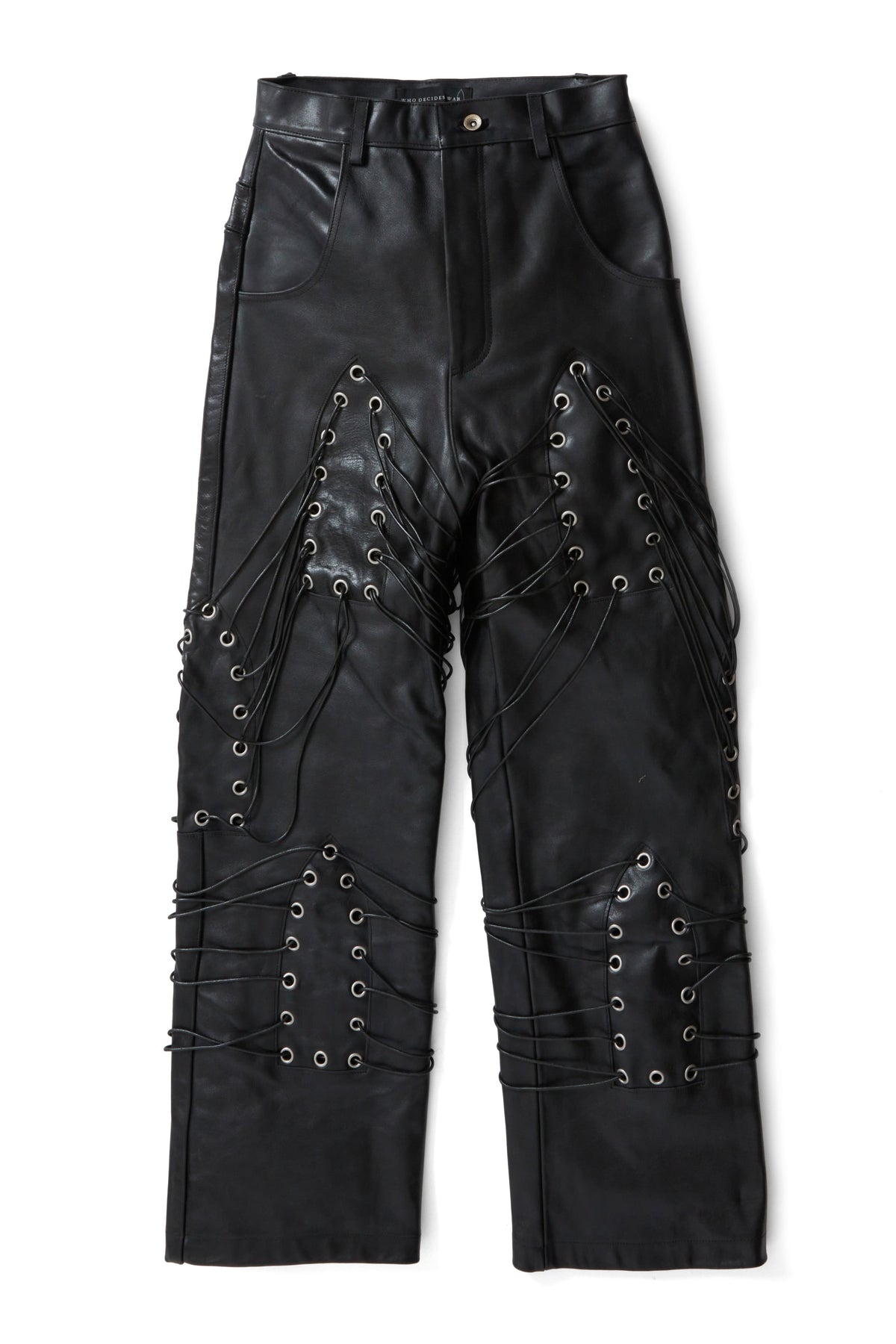 WIDE-LEG GROMMET PANT