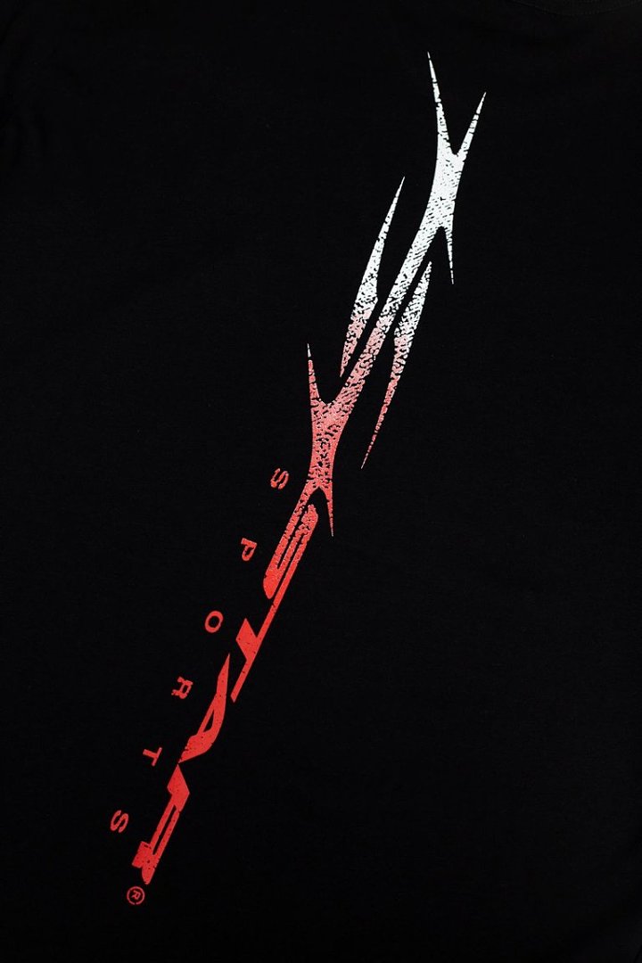 Hellstar Abstract Racing Stripe Graphic T-Shirt