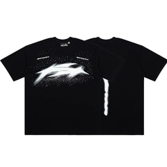 Hellstar Abstract Racing Tribal Logo Graphic T-Shirt