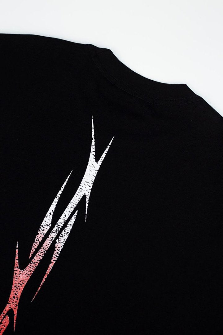 Hellstar Abstract Racing Stripe Graphic T-Shirt